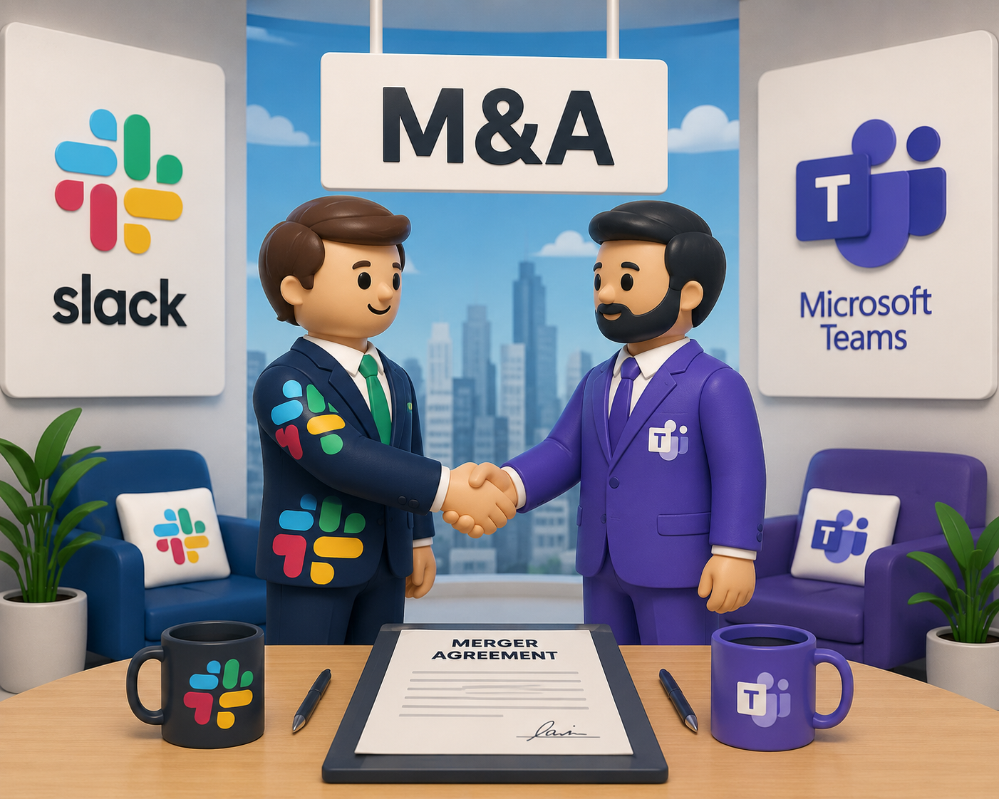 M&A: Should you migrate or let Slack & Teams coexist? - convly